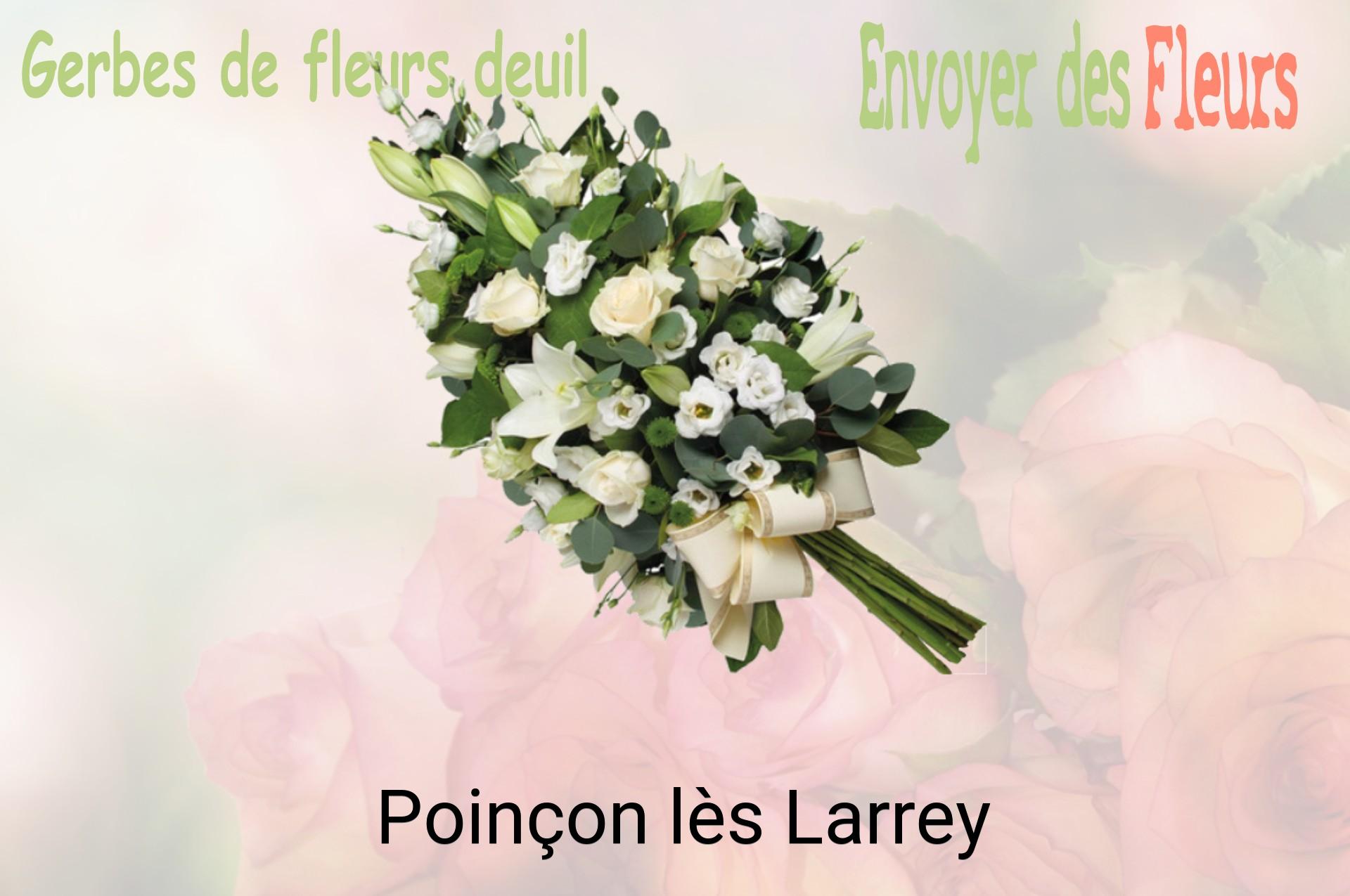 Gerbe de fleurs de deuil livrée à Poinçon-lès-Larrey